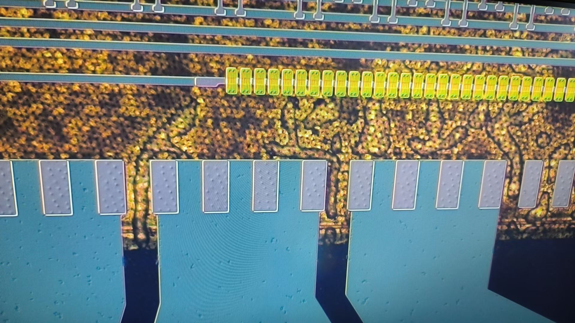微分干涉金相显微镜实际拍摄效果图